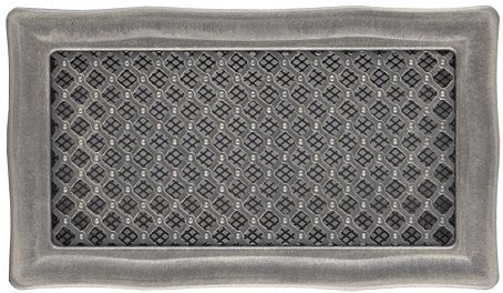 Ventilační mřížka Deco 16x32 cm - stříbrná patina