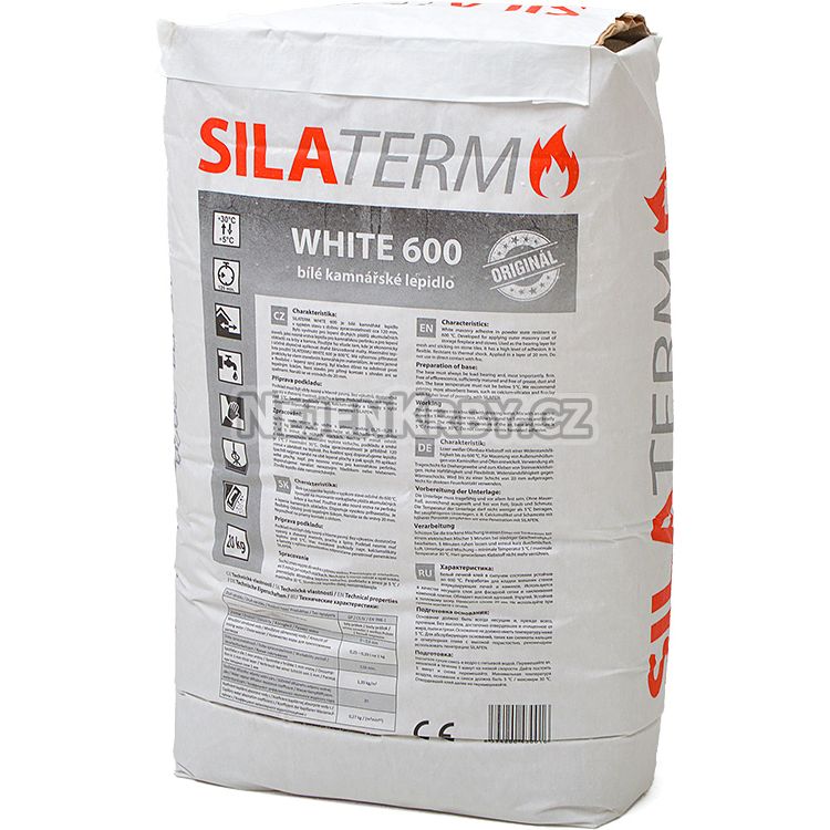 Kamnářská malta Silaterm WHITE 600 (20 kg)